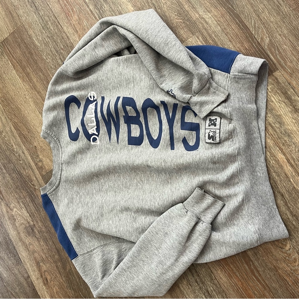 STARTER Gray and Blue Women's Sweater